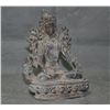 Image 2 : A BRONZE GUAN-YIN BUDDHA FIGURE QING DYNASTY.