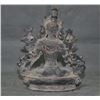 Image 4 : A BRONZE GUAN-YIN BUDDHA FIGURE QING DYNASTY.