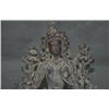 Image 5 : A BRONZE GUAN-YIN BUDDHA FIGURE QING DYNASTY.