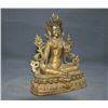 Image 2 : A GILT BRONZE TATA BUDDHA FIGURE QING DYNASTY.