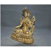 Image 3 : A GILT BRONZE TATA BUDDHA FIGURE QING DYNASTY.