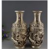 Image 2 : A PAIR SILVER HORSE VASE QIANLONG MARK 17TH/C.