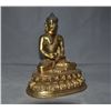 Image 2 : A GILT BRONZE SHAKYAMUNI BUDDHA FIGURE QING DYNASTY.