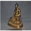 Image 3 : A GILT BRONZE SHAKYAMUNI BUDDHA FIGURE QING DYNASTY.