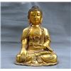 Image 1 : A GILT BRONZE SHAKYAMUNI BUDDHA FIGURE QING DYNASTY.