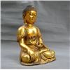 Image 2 : A GILT BRONZE SHAKYAMUNI BUDDHA FIGURE QING DYNASTY.
