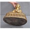 Image 8 : A GILT BRONZE SHAKYAMUNI BUDDHA FIGURE QING DYNASTY.