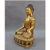 Image 3 : A GILT BRONZE SHAKYAMUNI BUDDHA FIGURE QING DYNASTY.