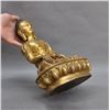 Image 8 : A GILT BRONZE SHAKYAMUNI BUDDHA FIGURE QING DYNASTY.