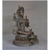 Image 2 : A BRONZE TARA BUDDHA FIGURE QING DYNASTY.
