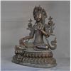 Image 3 : A BRONZE TARA BUDDHA FIGURE QING DYNASTY.