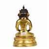 Image 3 : A-RARE GILT BRONZE BUDDHA FIGURE QIING DYNASTY.