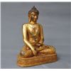 Image 2 : A GILT BRONZE SHAKYAMUNI BUDDHA FIGURE QING DYNASTY.