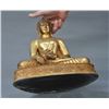 Image 8 : A GILT BRONZE SHAKYAMUNI BUDDHA FIGURE QING DYNASTY.