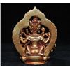 Image 4 : A BRONZE GILT 24KT-GOLD BUDDHA FIGURE QING DYNASTY.