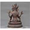 Image 4 : A GILT BRONZE TARA BUDDHA FIGURE QING DYNASTY.