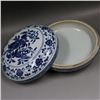 Image 3 : A BLUE & WHITE LOTUS BOX XUANDE MARK 14TH/C.