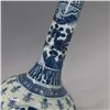 Image 4 : A BLUE & WHITE BOTTLE VASE WANLI MARK 16TH/C.