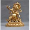 Image 1 : A GILT BRONZE KALACAKRAVAJRA BUDDHA FIGURE QING DYNASTY.