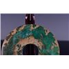 Image 3 : A GREEN JADE DISCK STATUE MING DYNASTY.
