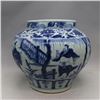 Image 2 : A BLUE & WHITE EMPEROR JAR YUAN DYNASTY 13TH/C.
