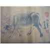 Image 4 : A RARE INK & COLOR BULL PAINTING QING DYNASTY.