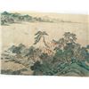 Image 1 : A RARE FAMILLE VERTE PAINTING QING DYNASTY.