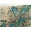 Image 2 : A RARE FAMILLE VERTE PAINTING QING DYNASTY.