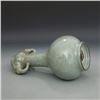 Image 3 : A SKY BLUE DOUBLE EAR DRAGON VASE MING DYNASTY.