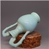 Image 2 : A SKY BLUE DOUBLE DRAGON VASE MING VASE.