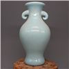 Image 1 : A SKY BLUE DOUBLE EAR VASE MING DYNASTY.
