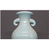 Image 3 : A SKY BLUE DOUBLE EAR VASE MING DYNASTY.