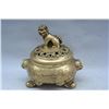 Image 1 : A GILT BRONZE BEAST CENSER MING DYNASTY.