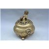Image 3 : A GILT BRONZE BEAST CENSER MING DYNASTY.