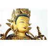 Image 3 : A-RARE GILT BRONZE BUDDHA FIGURE QIING DYNASTY.