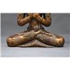 Image 8 : A GILT BRONZE MONK BUDDHA FIGURE QING DYNASTY.
