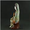 Image 2 : A PORCELAIN ENAMEL BUDDHA FIGURE QING DYNASTY 17TH/C.