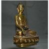 Image 2 : A GILT BRONZE SAKYAMUNI BUDDHA FIGURE QING DYNASTY.
