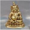 Image 1 : A GILT BRONZE JAMBHALA BUDDHA FIGURE QING DYNASTY.