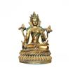 Image 1 : A-RARE GILT BRONZE BUDDHA FIGURE QIING DYNASTY.