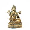 Image 2 : A-RARE GILT BRONZE BUDDHA FIGURE QIING DYNASTY.