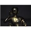 Image 5 : A GILT BRONZE MILAREPA BUDDHA FIGURE QING DYNASTY.