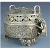 Image 2 : A SILVER DOUBLE BEAST CENSER MING DYNASTY.