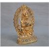 Image 2 : A GILT BRONZE MAHAKALA BUDDHA FIGURE QING DYNASTY.