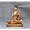 Image 2 : A BRONZE GILT 24KT-GOLD BUDDHA FIGURE QING DYNASTY.