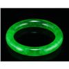 Image 3 : A NATURAL (A)GRADE GREEN JADE BANGLE