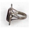 Image 3 : Navajo Old Pawn Sterling Fire Agate Ring, Size 8