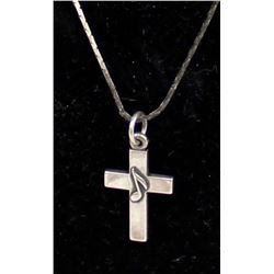 James Avery Sterling Cross Pendant Necklace