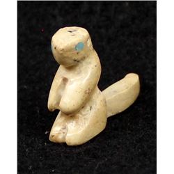 Zuni Carved Fishrock Squirrel Fetish by Laselute