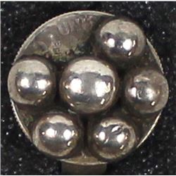 Unusual Native American Navajo Silver Ring, Sz 6